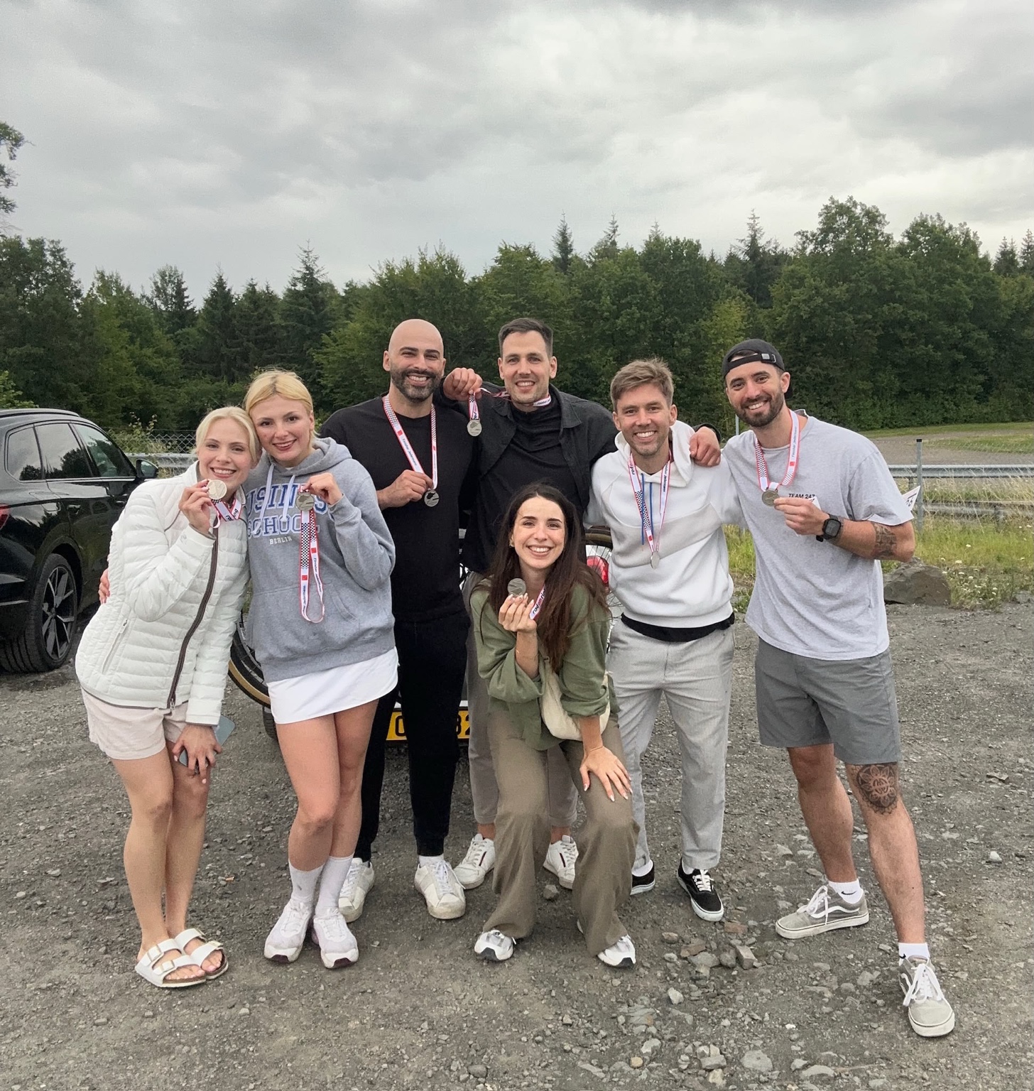 The full Fight for the Change team after Rad am Ring 2025